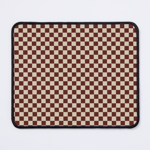 Item preview, Ox blood red / burgundy Checkered Pattern vintage style Plaid very small designed and sold by DColourMuse.