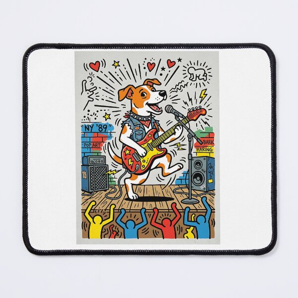 Item preview, Jack Russell Punk Rock Pop Art designed and sold by PictoVibe.