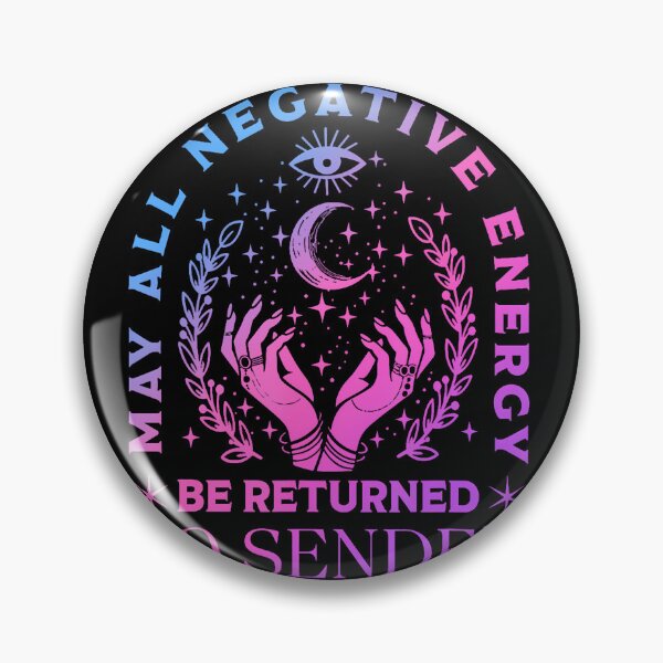 Item preview, May All Negative Energy Be Returned To Sender designed and sold by Glitch-Critters.