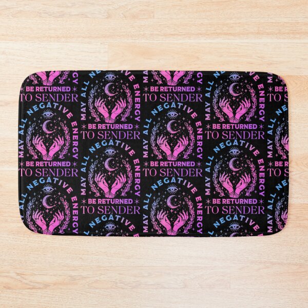 Item preview, May All Negative Energy Be Returned To Sender designed and sold by Glitch-Critters.