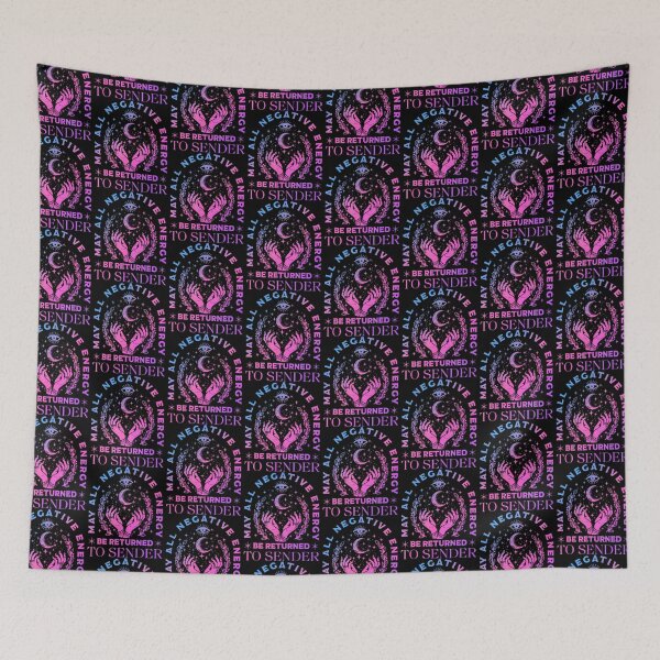 Item preview, May All Negative Energy Be Returned To Sender designed and sold by Glitch-Critters.