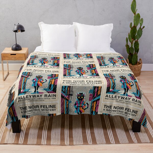 Item preview, Bombay Cat Noir Geometric designed and sold by PictoVibe.