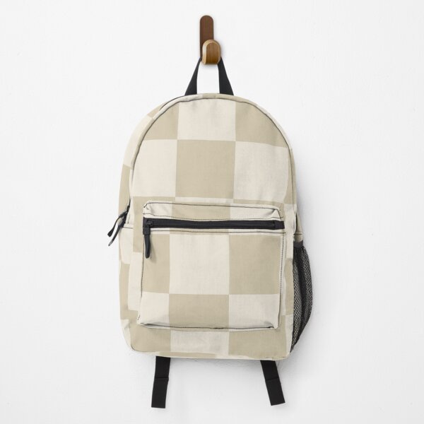 Item preview, Warm ivory and cream Checkered Pattern vintage style Plaid Medium designed and sold by DColourMuse.