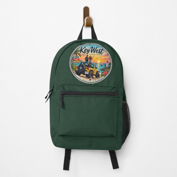Item preview, Key West Off Road Sunset Adventure Badge designed and sold by piketo.