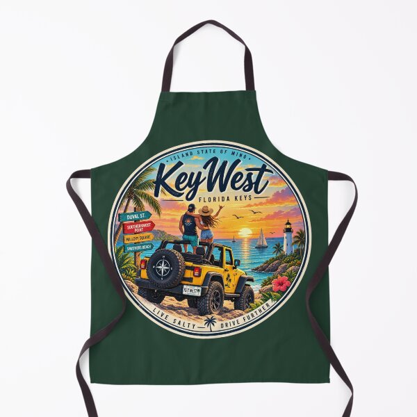 Item preview, Key West Off Road Sunset Adventure Badge designed and sold by piketo.