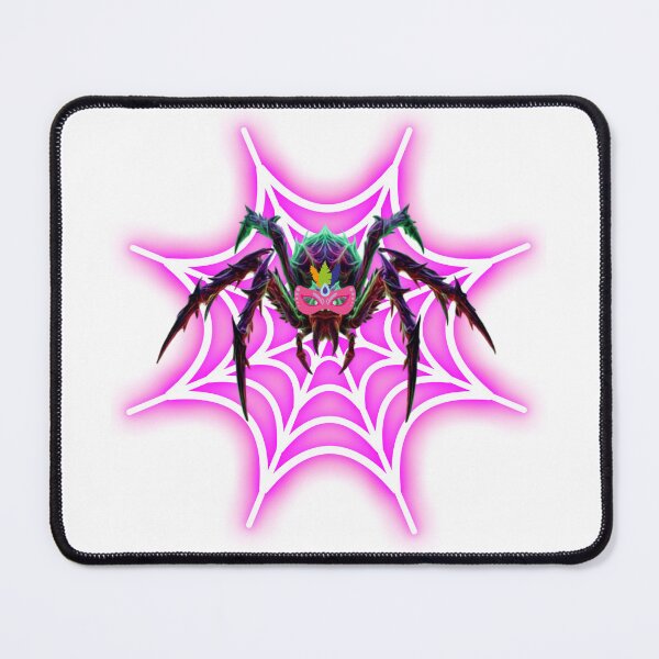 Item preview, Masquerade Spider on Neon Pink Web  - Funny Halloween Carnival Spider Design designed and sold by VibranPalette.