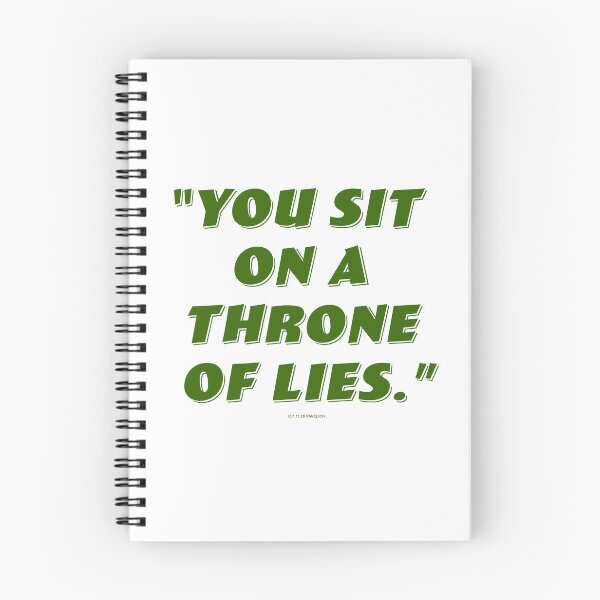 Item preview, You Sit On A Throne Of Lies designed and sold by Normbot2000.