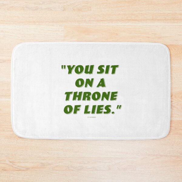 Item preview, You Sit On A Throne Of Lies designed and sold by Normbot2000.
