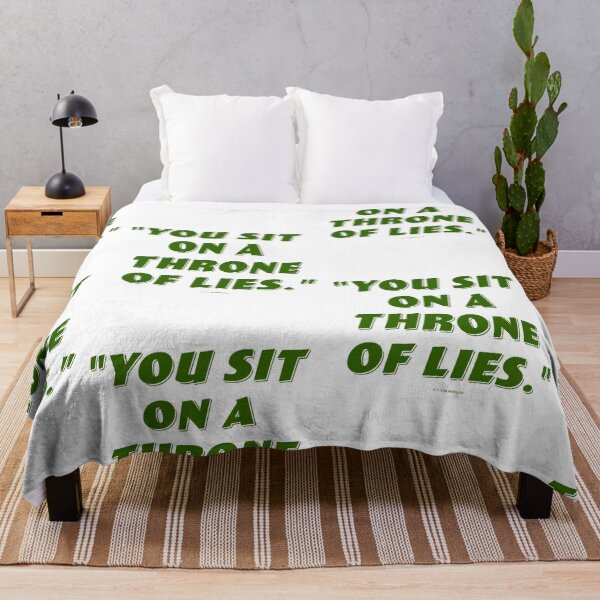 Item preview, You Sit On A Throne Of Lies designed and sold by Normbot2000.
