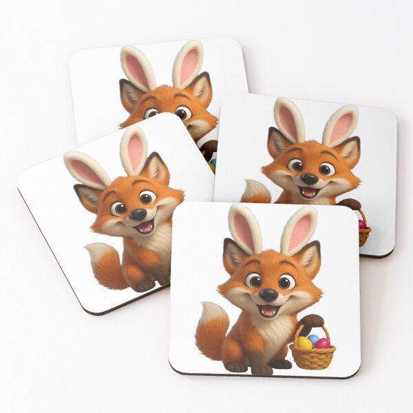 Item preview, Red Fox Easter Bunny designed and sold by Sillytoe.