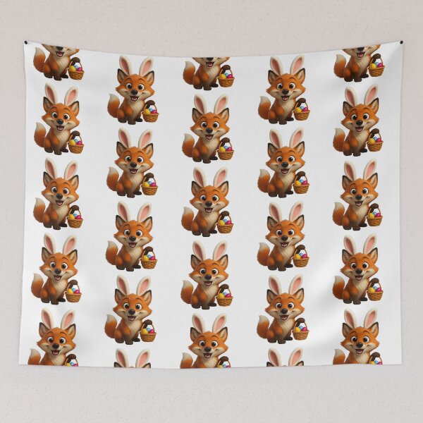 Item preview, Red Fox Easter Bunny designed and sold by Sillytoe.