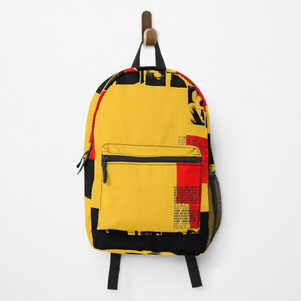 Item preview, Red Cross Black Bold Lettering Yellow Background designed and sold by FanZy Store.