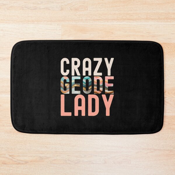 Item preview, 1....Crazy Geode Lady Text Graphic designed and sold by machigqyan80891.