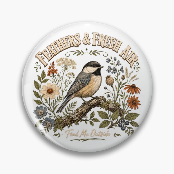 Item preview, Feathers And Fresh Air Vintage Bird Illustration designed and sold by Kaikab007.