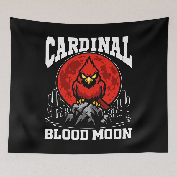 Item preview, CARDINAL BLOOD MOON - AZ CARDINALS designed and sold by KEF Custom.