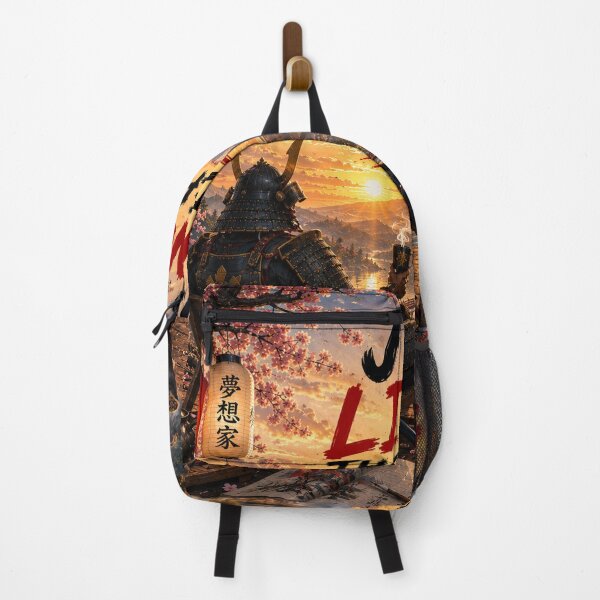 Item preview, Just Living the Dream Samurai Japanese Sunset Landscape designed and sold by BrandonArtWorld.