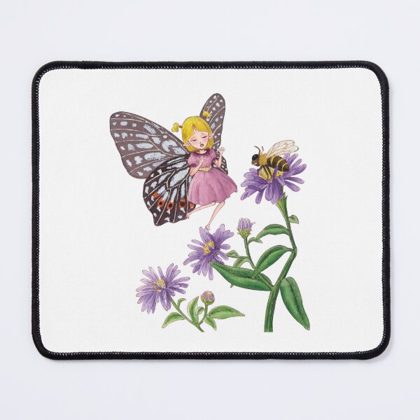 Item preview, September 9th birthday flower Michaelmas Daisy Fairy designed and sold by 366birthflower.