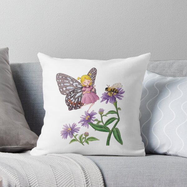 Item preview, September 9th birthday flower Michaelmas Daisy Fairy designed and sold by 366birthflower.
