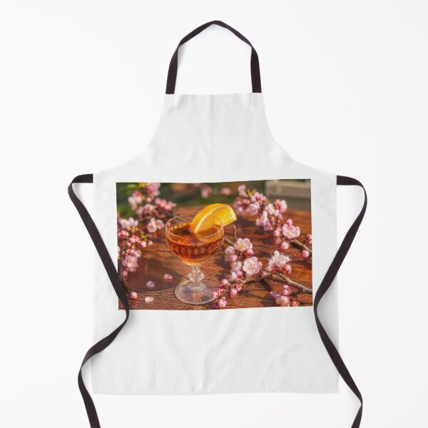 Item preview, Spring Amber Drink with Orange and Pink Blossoms designed and sold by DansCreations42.