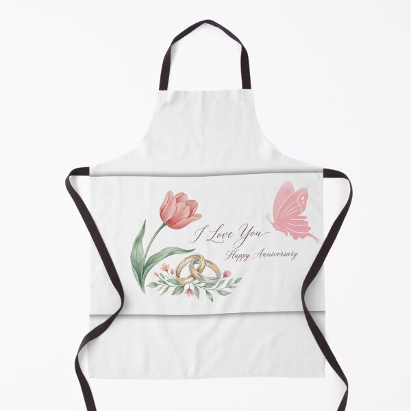 Item preview, Tulip and Watercolor Rings Wedding Anniversary Card designed and sold by LAURELYDESIGNS.
