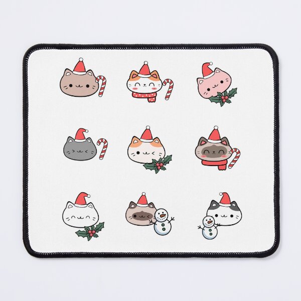 Item preview, Christmas cat sticker pack designed and sold by BigfeetLittlepaws.