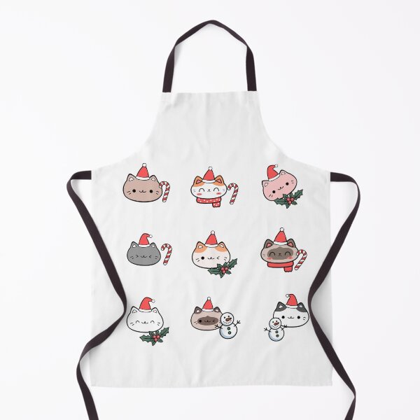 Item preview, Christmas cat sticker pack designed and sold by BigfeetLittlepaws.