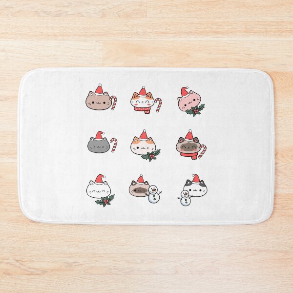 Item preview, Christmas cat sticker pack designed and sold by BigfeetLittlepaws.
