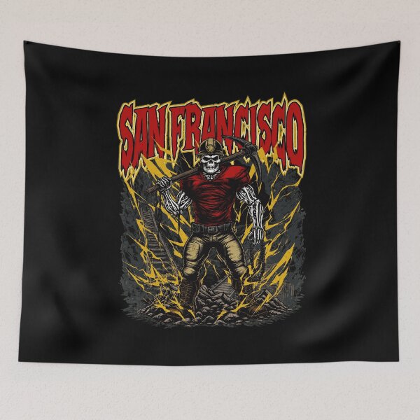 Item preview, SF Skeleton Worker Graphic  designed and sold by Creative Print Studio LLC.