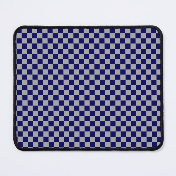 Item preview, Royal blue and grey Checkered Pattern vintage style Plaid very small designed and sold by DColourMuse.