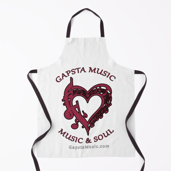Item preview, Dark Red Heart Outline Musical Notes Clef designed and sold by Eccentrix1.