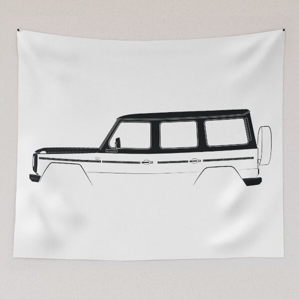 Item preview, G-Wagen (W460) (Black) designed and sold by Car Silhouettes.