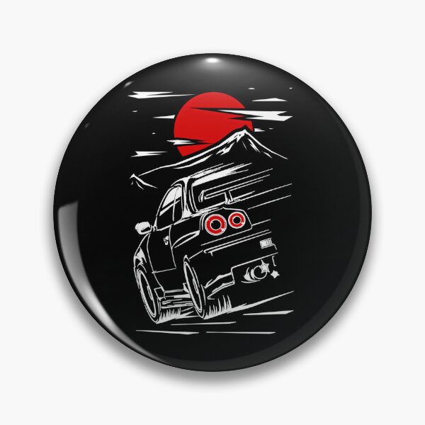 Item preview, Japanese Sports Coupe Drift Car Red Sun Mountain designed and sold by Happy store ⭐⭐⭐⭐⭐.
