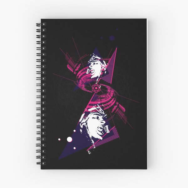 Item preview, Geometric Triangles Man Singing Mic Pink Accents designed and sold by Eccentrix1.