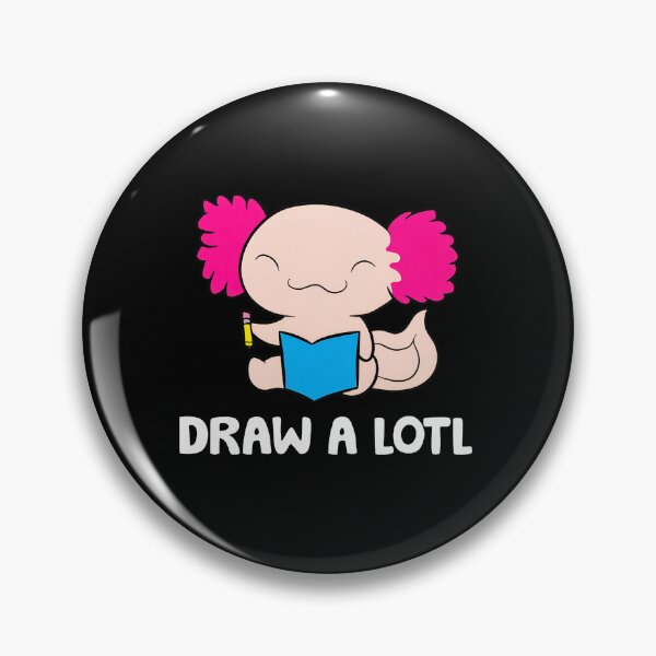 Item preview, Cute Axolotl Reading Book Pencil Draw A Lotl designed and sold by machigqyan80891.