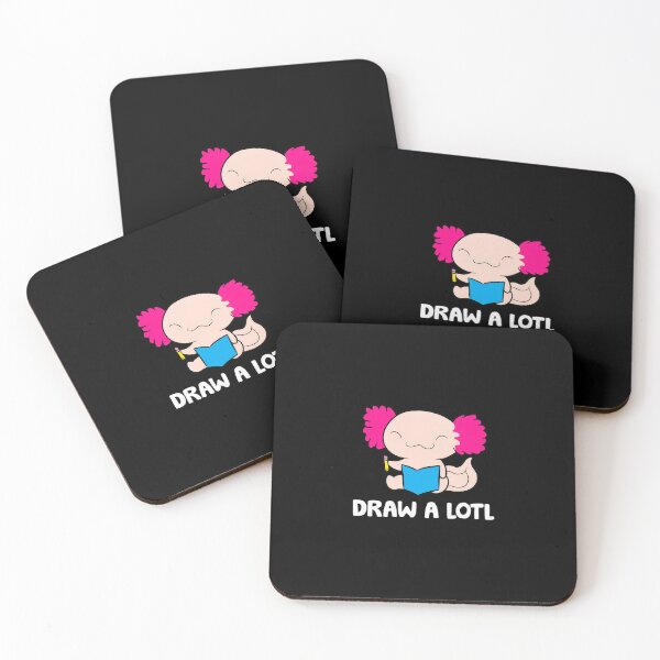 Item preview, Cute Axolotl Reading Book Pencil Draw A Lotl designed and sold by machigqyan80891.