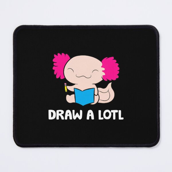 Item preview, Cute Axolotl Reading Book Pencil Draw A Lotl designed and sold by machigqyan80891.