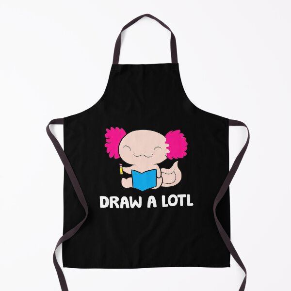 Item preview, Cute Axolotl Reading Book Pencil Draw A Lotl designed and sold by machigqyan80891.