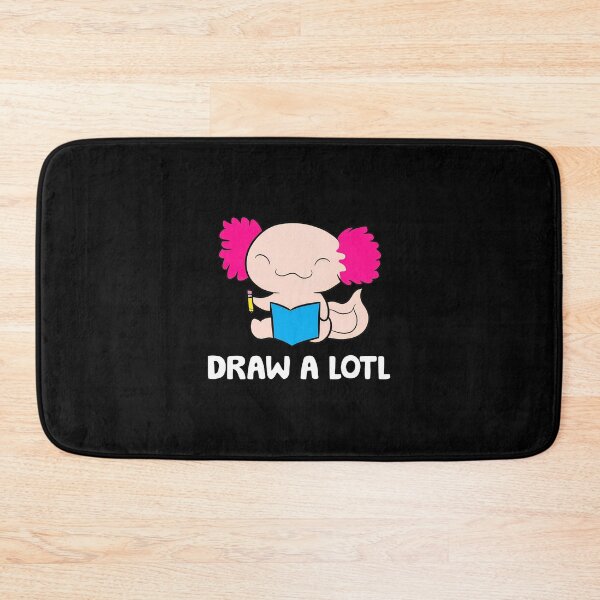 Item preview, Cute Axolotl Reading Book Pencil Draw A Lotl designed and sold by machigqyan80891.