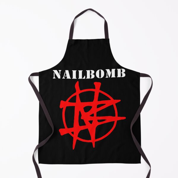 Item preview, Red Circle Symbol Spiked Lines White Text Dark Background designed and sold by Eccentrix1.