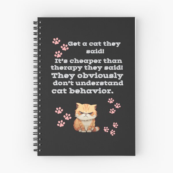 Item preview, Get a Cat they Said- Cat Behavior Therapy Joke designed and sold by TetelestaiWeave.