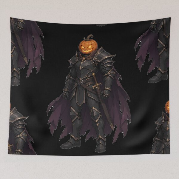 Item preview, Pumpkin Knight – Headless Guardian of the Grimm Fairytales designed and sold by Skolyak.