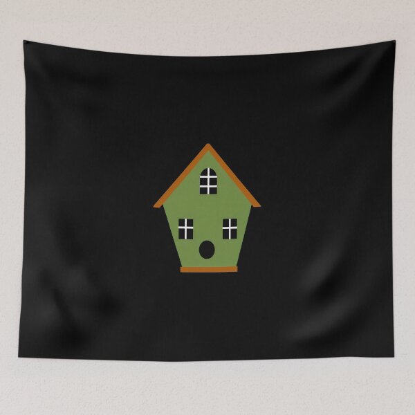 Item preview, Cute Green Birdhouse with Windows and Entrance designed and sold by machigqyan80891.