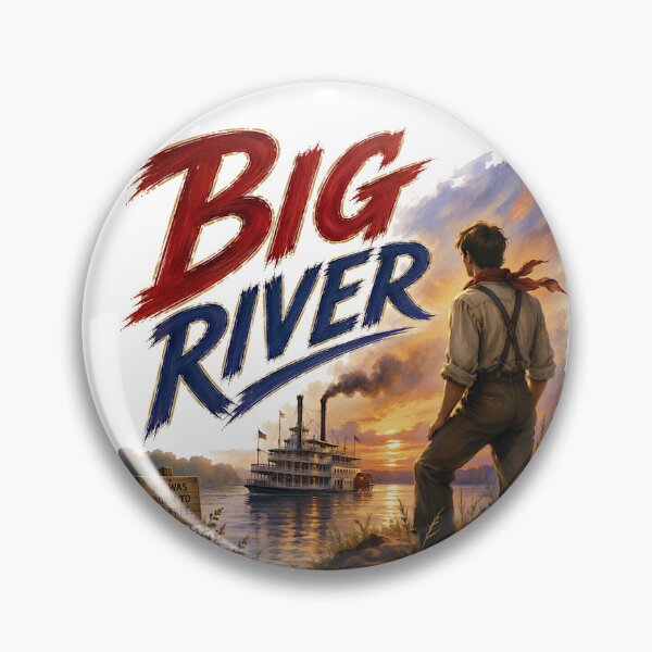 Item preview, Big River the Musical. Huckleberry Finn designed and sold by Lyric Vault - Rock on.