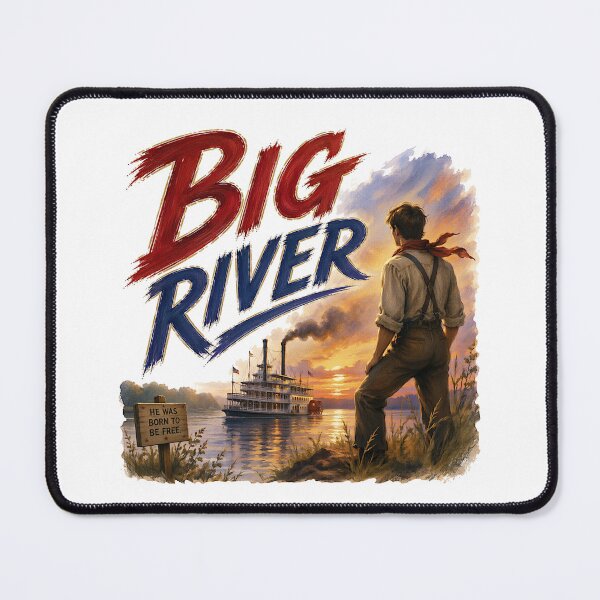 Item preview, Big River the Musical. Huckleberry Finn designed and sold by Lyric Vault - Rock on.