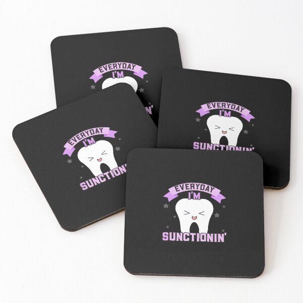 Item preview, Cute Tooth Everyday I'm Su(n)ctionin' Dental Humor designed and sold by machigqyan80891.