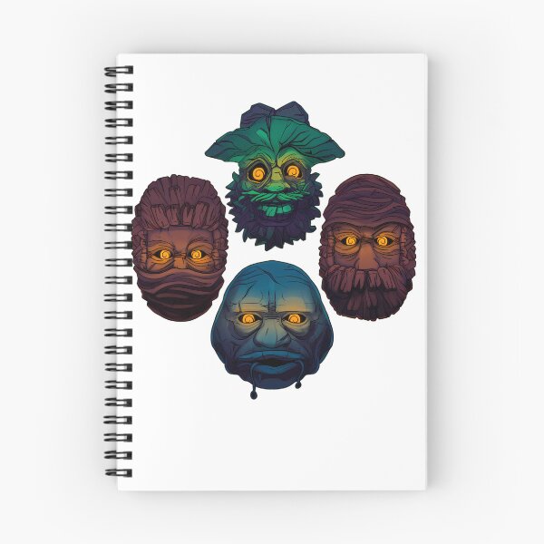 Item preview, Glowing Magical Wooden Tribal Masks Art Panel designed and sold by safaa22.