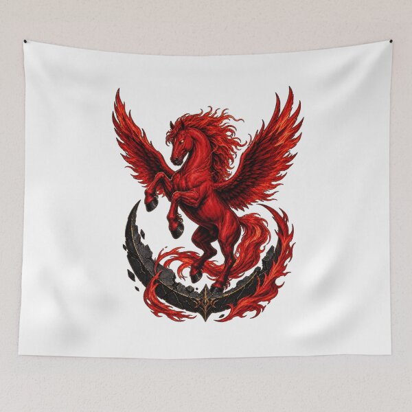Item preview, red pegasus designed and sold by virusdesigner.