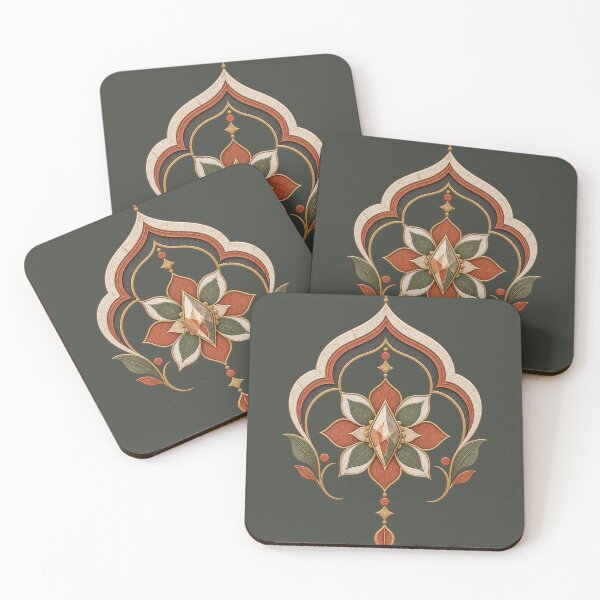 Item preview, Rosette Vault Botanical Arch Mandala Art designed and sold by StoneOak.