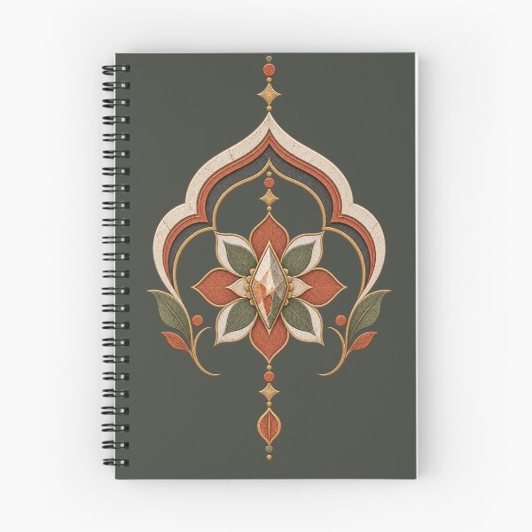 Item preview, Rosette Vault Botanical Arch Mandala Art designed and sold by StoneOak.