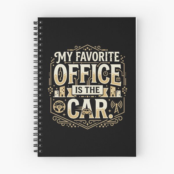 Item preview, My Favorite Office Is The Car Mobile Worker Humor designed and sold by DuckOddity.
